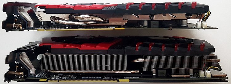 MSI RX 580 and RX 570 Gaming X design
