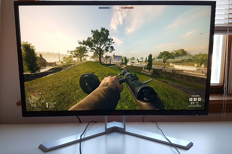 AOC AG271UG Agon monitor review gaming