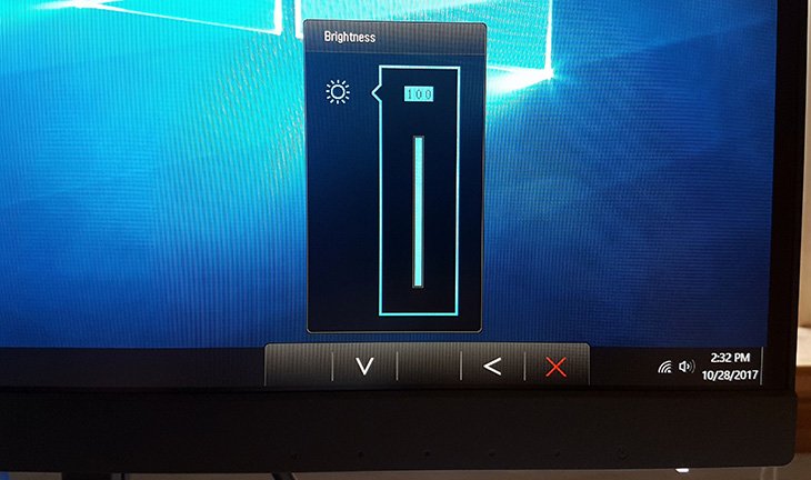 BenQ PD2500Q On-Screen Display Input