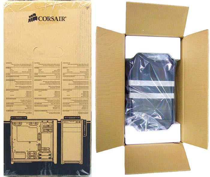 corsair 350D packaging