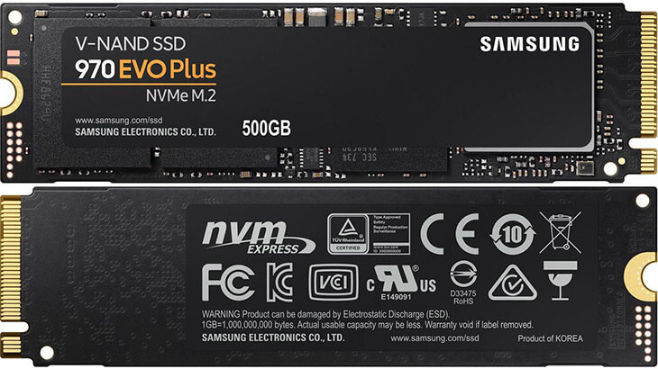 Samsung 970 Evo Plus Review Components