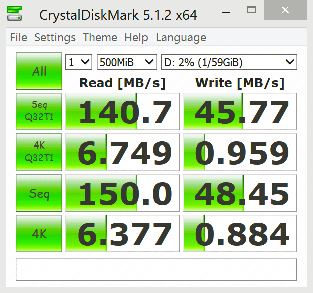 SilverStone EP03 crystaldiskmark