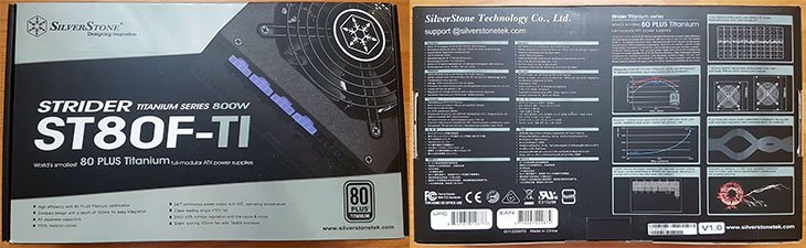 SilverStone ST80F-TI cardboard box