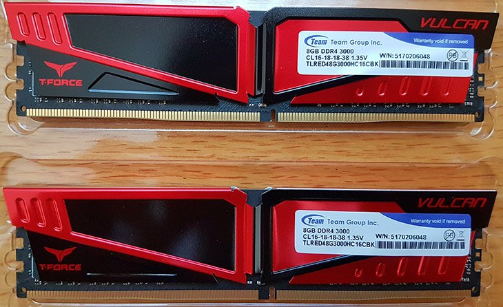 Team Group T-Force Vulcan DDR4