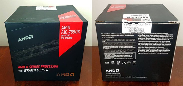 amd A10-7890K package box