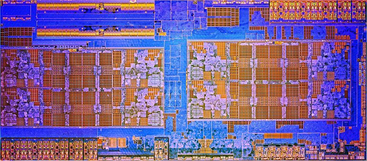 AMD Zen Architecture Die shot