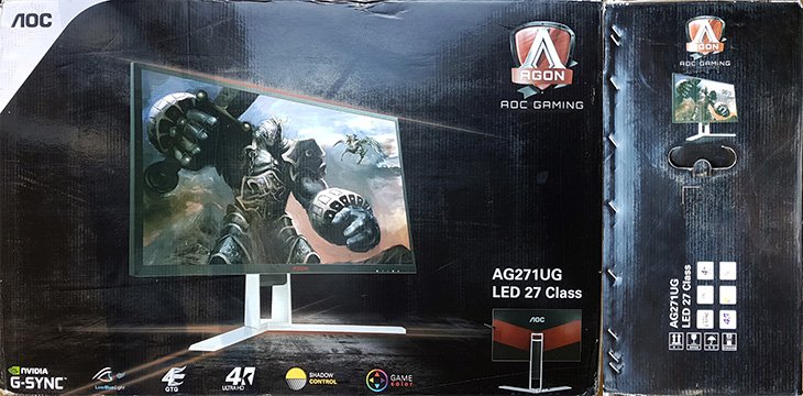 AOC Agon AG271UG packaging