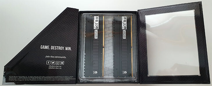 Ballistix Elite DDR4 3600 MHz box