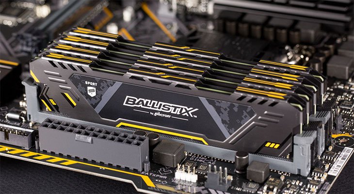 Ballistix Sport AT DDR4 3000 MHz 32GB (4x8GB) RAM Review