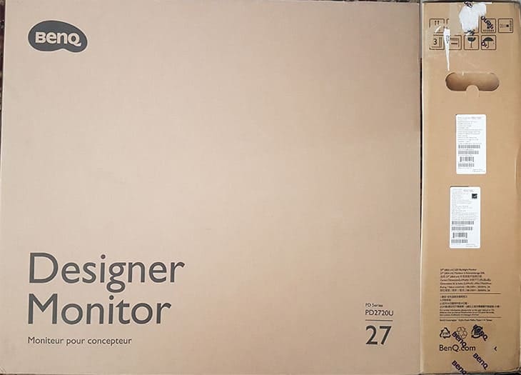 BenQ PD2720U packaging