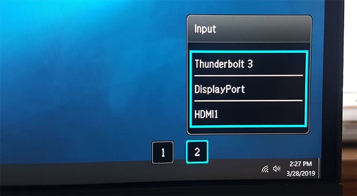 BenQ PD2720U connectivity Input