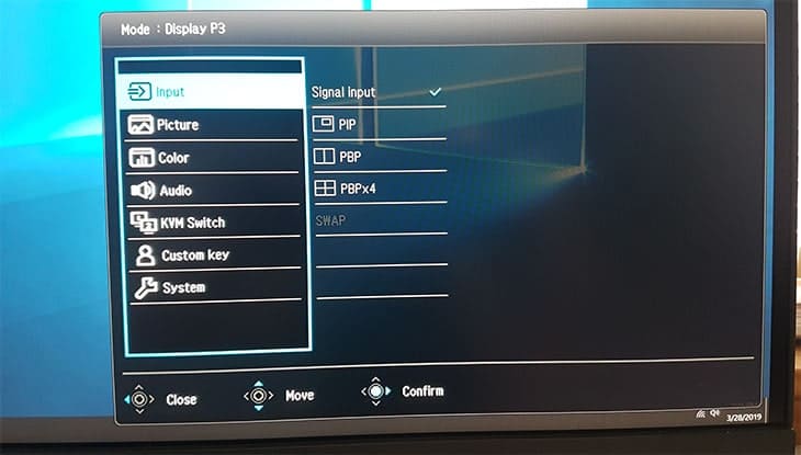 BenQ PD2720U Advanced Settings