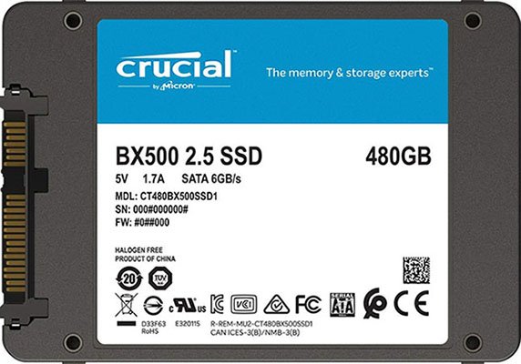 Crucial BX500 480GB SSD Review