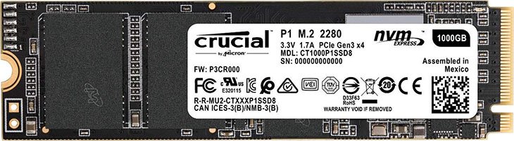 Crucial P1 1TB SSD Review