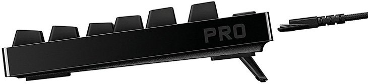 logitech G Pro keyboard side view review