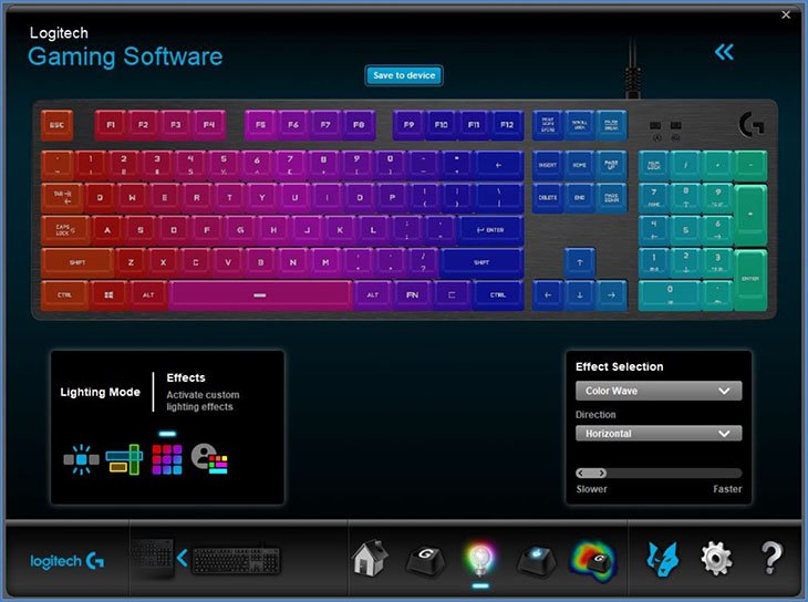 Logitech G513 Logitech Gaming Software Effects