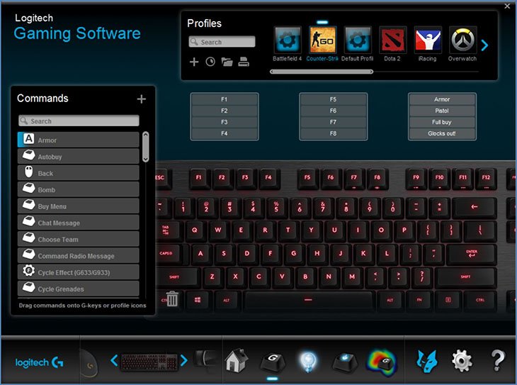 Logitech G513 Logitech Gaming Software