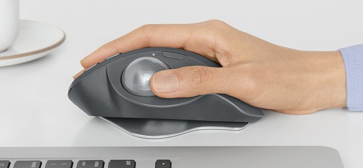 Logitech MX Ergo Wireless Trackball Mouse, Ergonomic