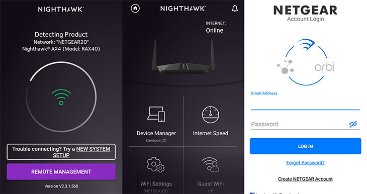 Netgear RAX40 setup