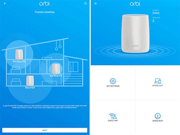 Netgear Orbi RBK23W setup