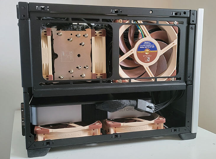 Installing The NF-A12x25 PWM Fans Into The NCase M1