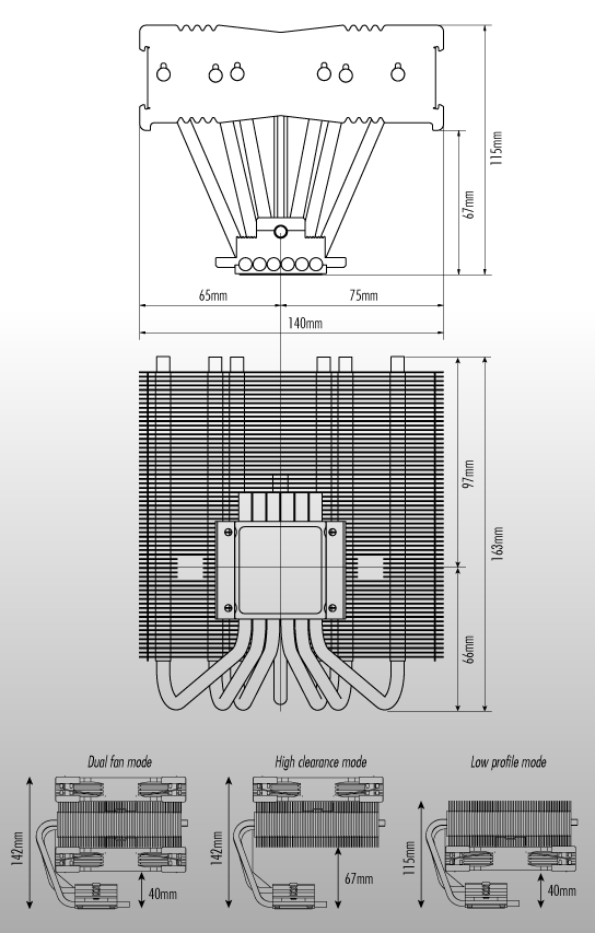 Noctua NH-C14S accessories and packaging