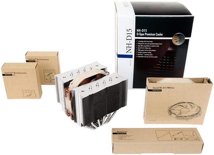 noctua nh-d15 accessories and packaging