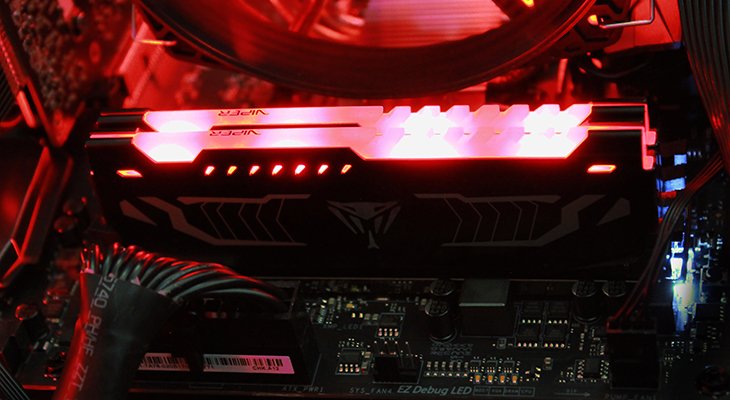 Patriot Viper LED DDR4 3000 MHz 16GB (2x8GB) RAM Review