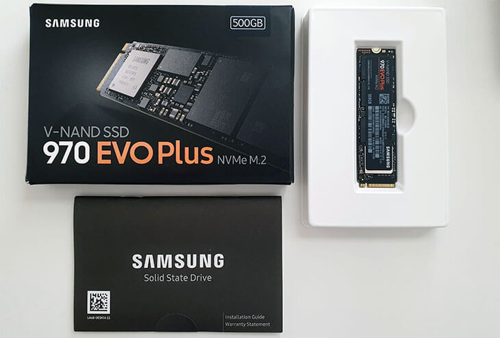 Samsung 970 Evo Plus Review Packaging