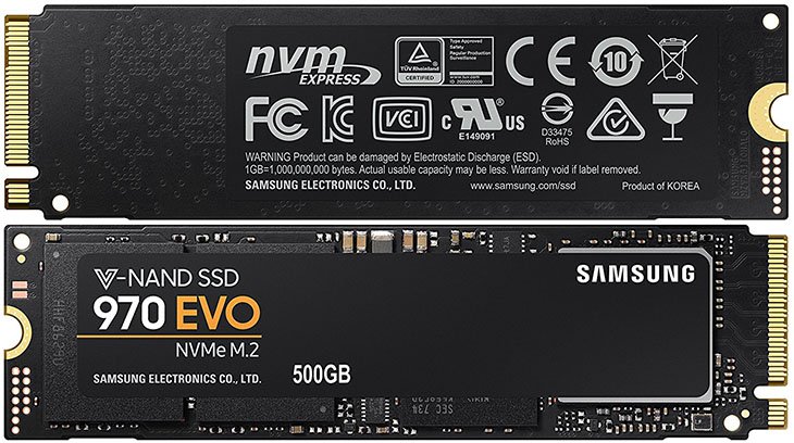Samsung 970 Evo Review Components