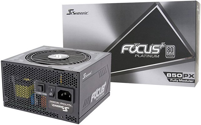  Seasonic FOCUS Plus 850 Platinum SSR-850PX 850W 80+ Platinum  ATX12V & EPS12V Full Modular 120mm FDB Fan Compact 140 mm Size Power Supply  : Electronics