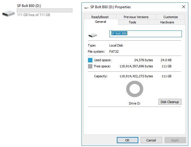 Silicon-Power Bolt B80 Software