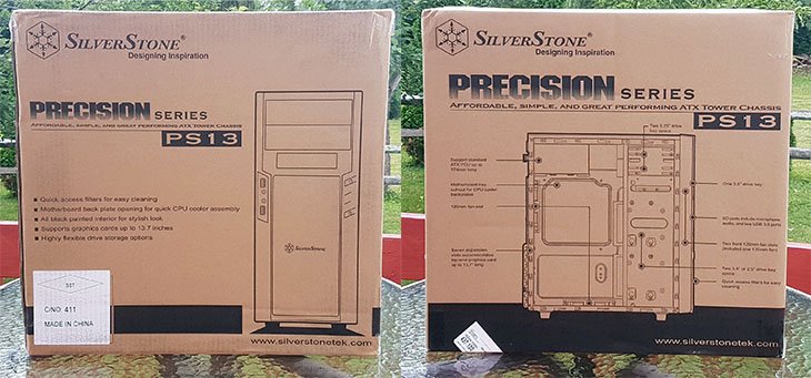 SilverStone PS13 cardboard box