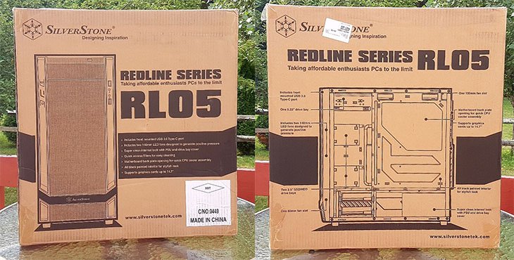 SilverStone redline RL05 cardboard box