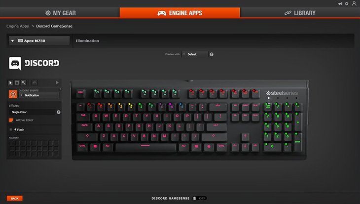 SteelSeries Apex M750 Software review